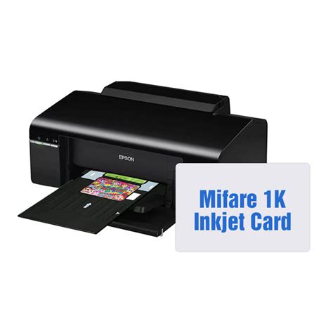 Printable Mifare 1K RFID Card with Inkjet Printer 